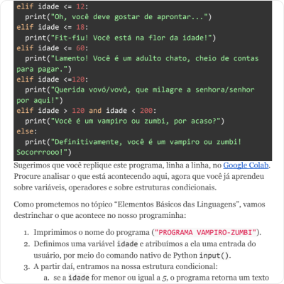 Estruturas Condicionais