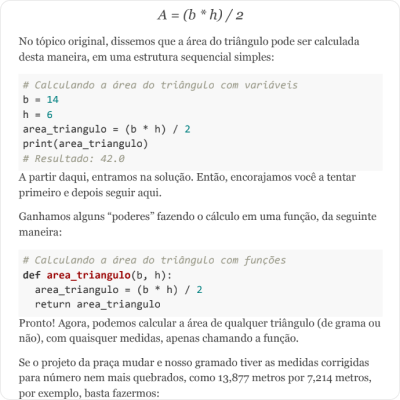Implementando Funções