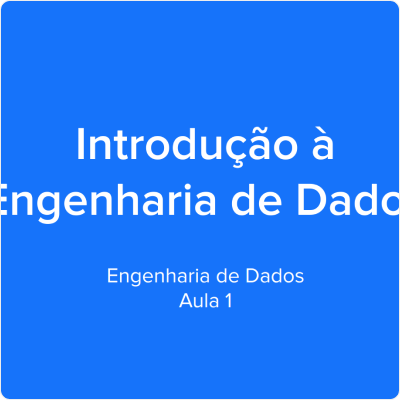 Introdução à Engenharia de Dados