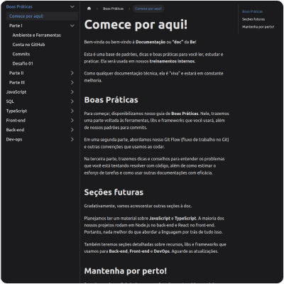 Apresentação de Guia de Boas Práticas para desenvolvedores de software