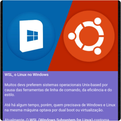 WSL, o Linux no Windows